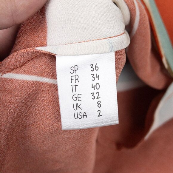 Siyu Duster Dress Women's US 2 Floral Print Made in Spain Shirt Dress Kimono - Picture 4 of 16